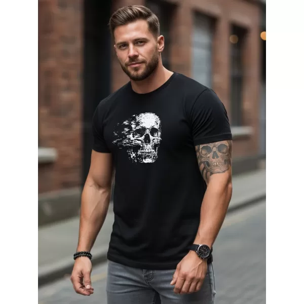  Herren-T-Shirt DSTREET NX086R SCHWARZ 