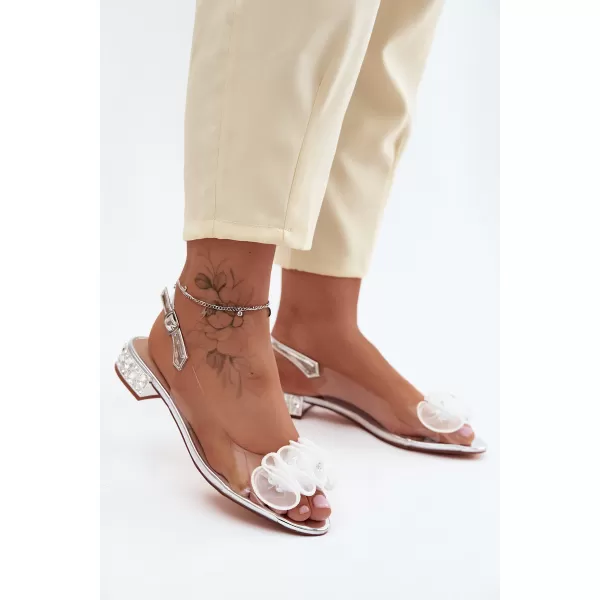  Damensandalen D&A MR61-9002 SILBER 