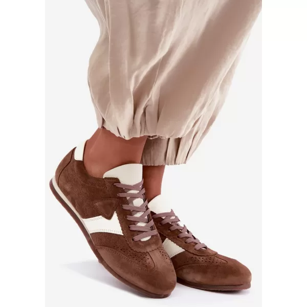  Damen-Sneaker ZAZOO N1412/772/1098 MOKKA 