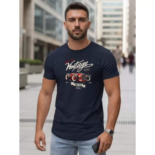  Herren-T-Shirt DSTREET NX5094R-NY DUNKELBLAU 