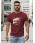 Herren-T-Shirt DSTREET NX5082R ROTWEIN