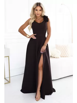 Kleid NUMOCO 643-10 SCHOKOLADENBRAUN