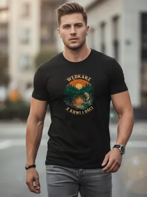 Herren-T-Shirt DSTREET NX0110R-BK SCHWARZ