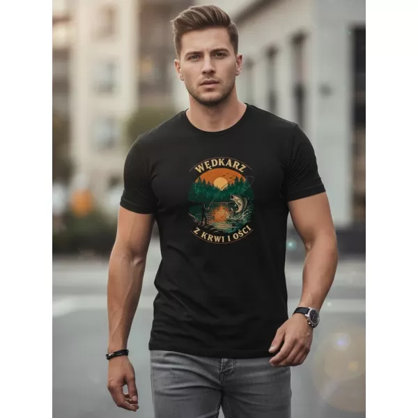  Herren-T-Shirt DSTREET NX0110R-BK SCHWARZ 