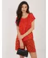 Damen-T-Shirt SUBLEVEL D73771AG10978AA ORANGE