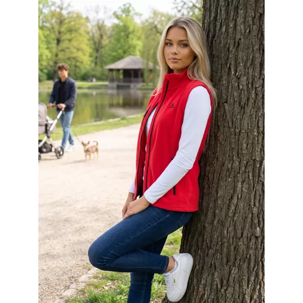  Fleeceweste für Damen ALTISPORT ALW002525 ROT 