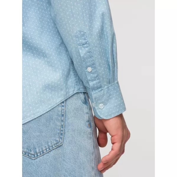  Herrenhemd OMBRE K702 HELLBLAU 