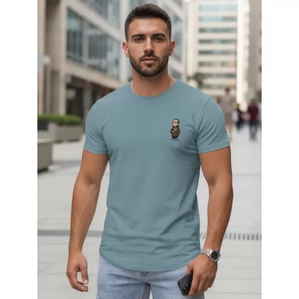  Herren-T-Shirt DSTREET NX5101R-SB BLAU 