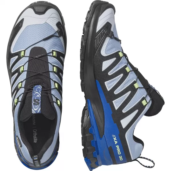  Herrenschuhe SALOMON XA PRO 3D V9 GORE-TEX STORM L45486500 SCHWARZ/BRUNNERA-BLAU/IM INTERNET SURFEN 