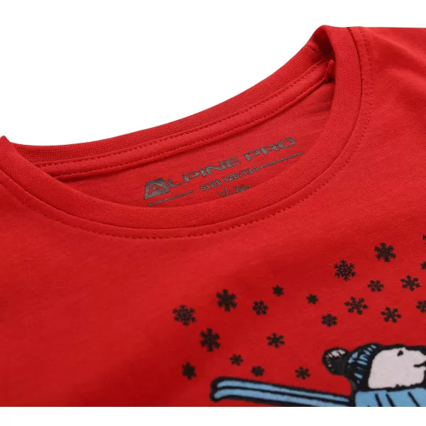  Kinder-T-Shirt ALPINE PRO ECCO 2 BARBADOS-KIRSCHVARIANTE PA 