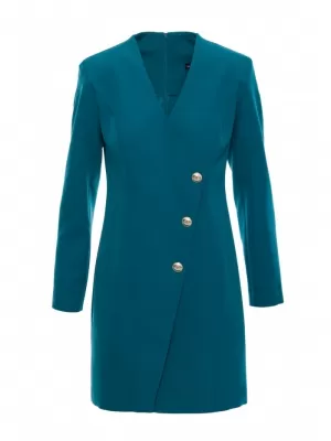 Kleid MOE M793 OZEANBLAU