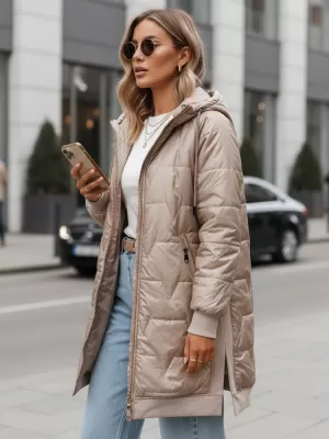 Damenjacke DSTREET TY5810 BEIGE