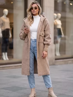 Damenmantel DSTREET NY0830 KARAMELL