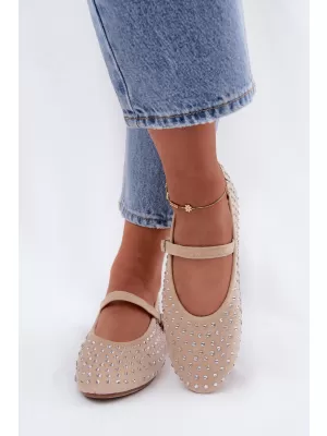 Ballerinas für Damen BOTO 9748 BEIGE
