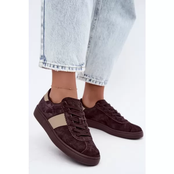  Damen-Sneaker BIG STAR SHOES UU274438 BRAUNE/BEIGE SCHATTEN 