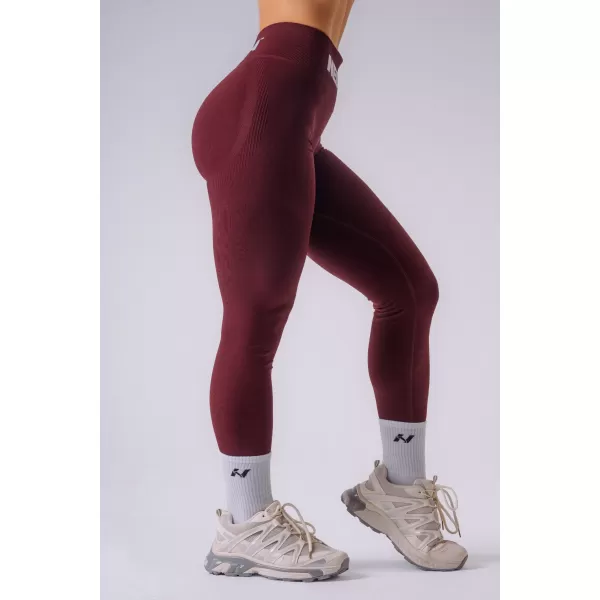  Leggings für Damen NEBBIA FLOW SEAMLESS 496 ROTWEIN 