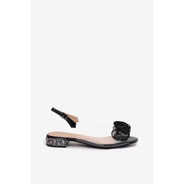 Damensandalen D&A MR61-9002 SCHWARZ 