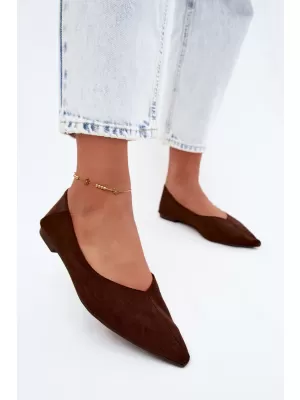 Ballerinas für Damen BOTO JH597 BRAUN