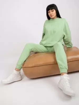 Damen-Sweatshirt BASIC FEEL GOOD AP-BL-A-R001 PISTAZIEN