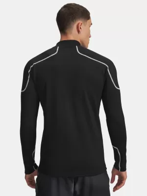 Herren-T-Shirt UNDER ARMOUR COLD WEATHER GRID LS MOCK 6007127-001 SCHWARZ