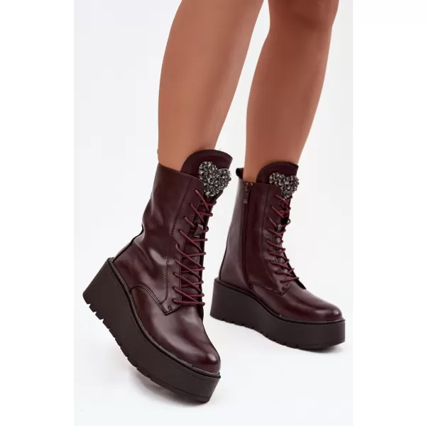 Damenschuhe BOTO SFY2478-19 ROTWEIN 