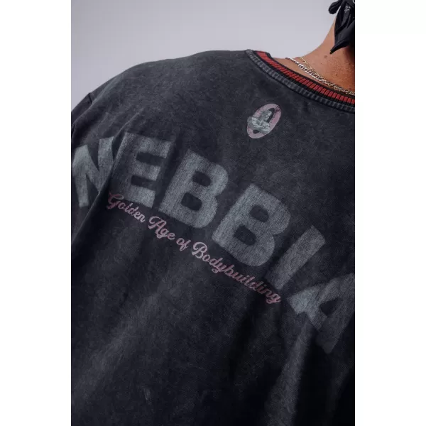  Herren-T-Shirts NEBBIA OLYMPIA HEAVYWEIGHT COTTON 941 SCHWARZ 
