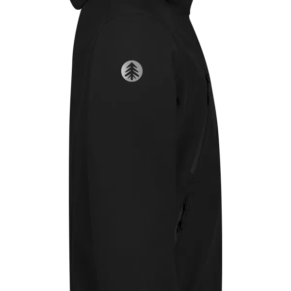  Wasserdichte Herrenjacke NORDBLANC OVERLOOK NBSSM8315 SCHWARZ 