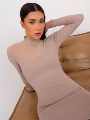 Kleid BASIC FEEL GOOD RV-SK-9216.06P DUNKELBEIGE