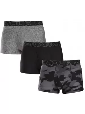 Herren-Boxershorts UNDER ARMOUR M PERF TECH NOV 3IN (3KS) 1383883-001 SCHWARZ