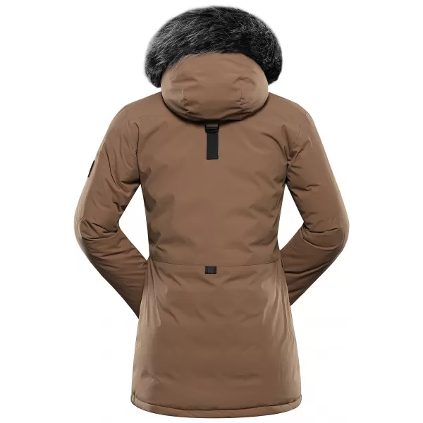  Winterjacke für Damen ALPINE PRO WERDA 3 SEPIA-TÖNUNG 