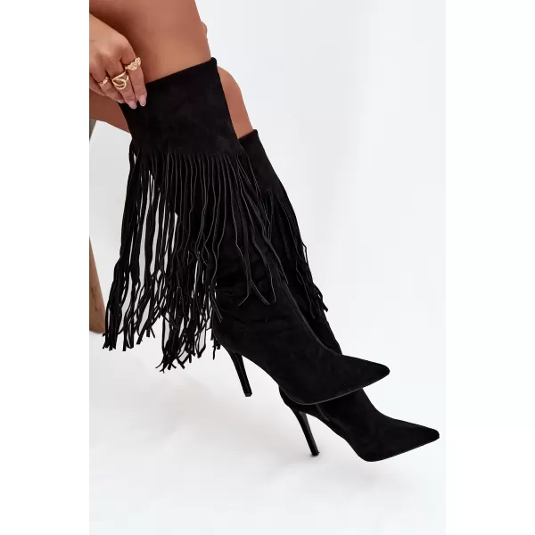  Damenstiefel BOTO H-59 SCHWARZ 