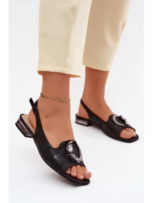 Damensandalen S.BARSKI KV61-6024 SCHWARZ