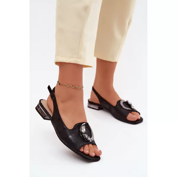  Damensandalen S.BARSKI KV61-6024 SCHWARZ 