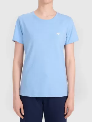 Damen-T-Shirt 4F WMM00TTSHF3308 DENIM