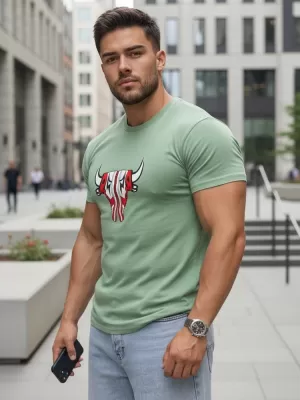 Herren-T-Shirt DSTREET RX4930 HELLGRÜN