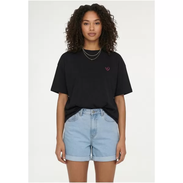  Damen-T-Shirt URBAN CLASSICS TB8754 SCHWARZ 