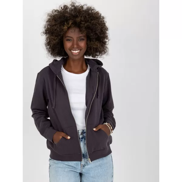  Damen-Sweatshirt BASIC FEEL GOOD B-002.10 GRAPHIT 