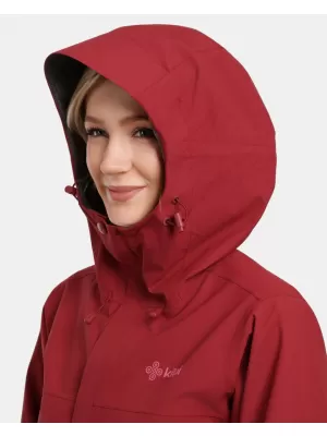 Damen-Hardshelljacke KILPI MONTANA-W 1L0102KI DUNKELROT