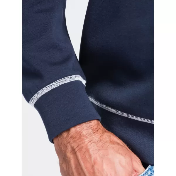  Herren-Sweatshirt OMBRE OM-SSNZ-0269 MARINEBLAU 