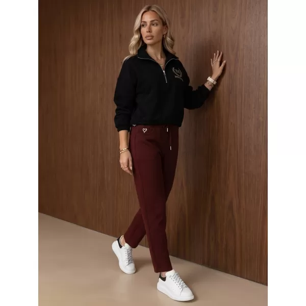  Damenhosen DSTREET UY3213 BURGUND 