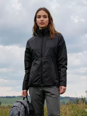 Ultraleichte Damenjacke ALPINE PRO GEREDA SCHWARZ