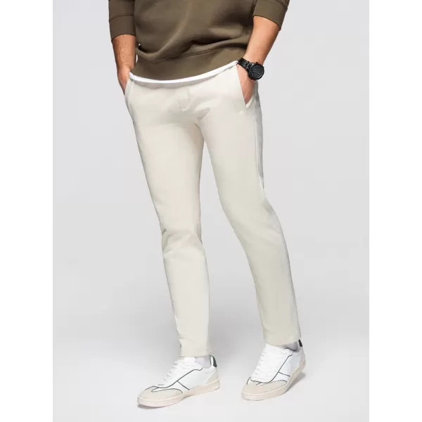  Herren-Jogginghose OMBRE OM-PABS-0304 CREME 