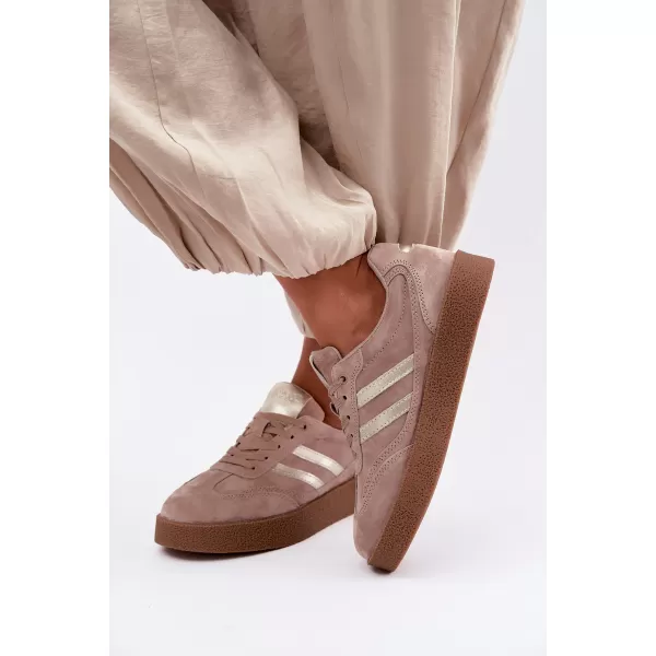  Damen-Sneaker D&A LR62-7107 BRAUN 