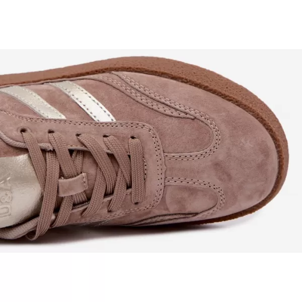  Damen-Sneaker D&A LR62-7107 BRAUN 