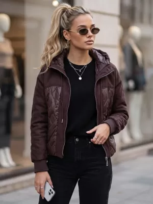 Damenjacke DSTREET TY6094 BURGUND