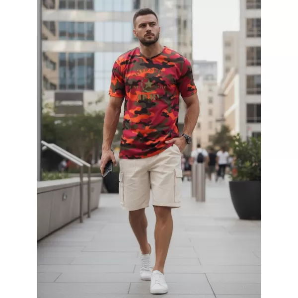  Herren-T-Shirt DSTREET NX2002R-OR-M ORANGE 