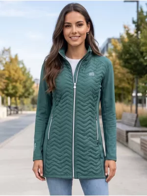 Hybridmantel für Damen ALTISPORT IRYSA DUNKELGRÜN