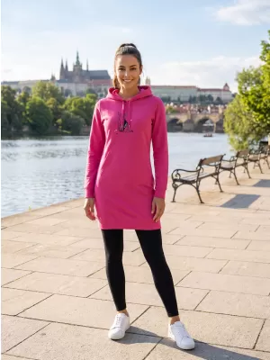 Erweitertes Damen-Sweatshirt ALTISPORT ALW091419 MAGENTA