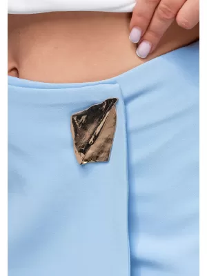 Damen-Shorts OMBRE OW-ST-E0008 HELLBLAU