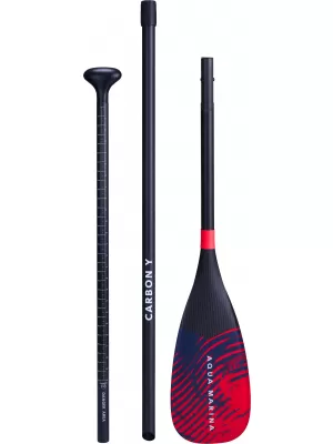 Paddeln AQUA MARINA Carbon Y SCHWARZ-ROT